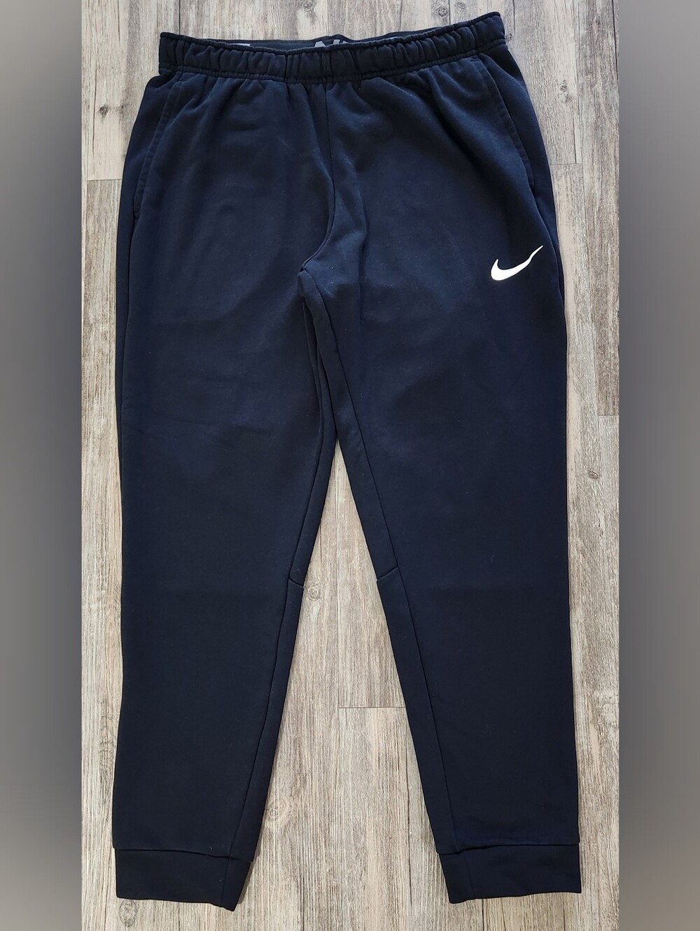 Nike Dri-Fit Men's XL Track Jogger Sweatpants Black Drawstring
